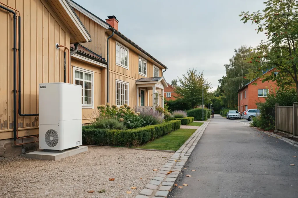 v rmepumpinstallation i ldre villaomr de i duvbo sundbyberg